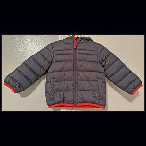 Hawke & Co. Grey Orange Puffer Jacket 18M